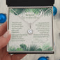Gift for Grandma - Grandmother Gift 14K White Gold Necklace - Nature Lover Gift