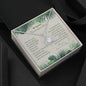 Gift for Grandma - Grandmother Gift 14K White Gold Necklace - Nature Lover Gift