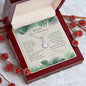 Gift for Grandma - Grandmother Gift 14K White Gold Necklace - Nature Lover Gift