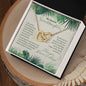 Granddaughter Gift - Gardener Granddaughter - 16K White Gold or 18K Yellow Gold, Birthday Gift Granddaughter Plant Lover