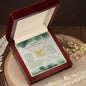 Granddaughter Gift - Gardener Granddaughter - 16K White Gold or 18K Yellow Gold, Birthday Gift Granddaughter Plant Lover