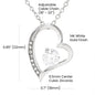 Plant Lover Necklace Gift with Message for Soulmate, 14K White Gold, 18K Yellow Gold with Cubic Zirconia- Gift for Birthday, Anniversary, Mother's Day, Valentine's Day